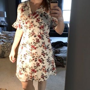 Skies are blue floral dress